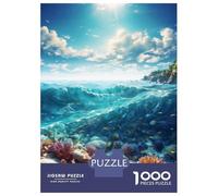 Puzzles pour Adultes, 1000 Pièces Vibrant Coral Reef Puzzles pour Adultes, Jeux de Relaxation, Course de Vitesse à la Main Jeu Défi, Cadeaux 70 x 50 cm/1000 Pièces