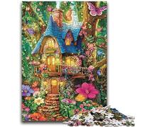 Puzzles pour Adultes 1000 pièces Village Fantastique Aidez Le Cerveau à exercer des Jouets addictifs pour cultiver la Patience Interaction Parent-Enfant 50x75cm