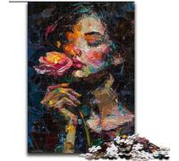 Puzzles pour Adultes 1000 pièces, Visages psychédéliques, Casse-tête Stimulant pour Adolescents, Divertissement en Famille, décoration d'intérieur DIY, Taille 26x38cm