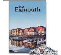 Puzzles pour Adultes 1000 pièces Visite d'Exmouth, Jouets Anti-Stress, Cadeaux d'anniversaire et Cadeaux Uniques pour Les 14 Ans et Plus 26x38cm