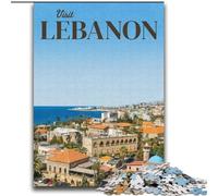 Puzzles pour Adultes 1000 pièces Visite du Liban, Un Cadeau éducatif idéal pour Toute la Famille 75x100cm