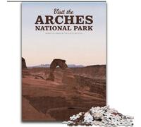 Puzzles pour Adultes 1000 pièces Visite du Parc National des Arches, Jouet éducatif et décompressant, Cadeau d'anniversaire, Cadeaux 50x75cm