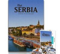 Puzzles pour Adultes 1000 pièces : Visitez la Serbie, stimulez Votre Cerveau, développez Votre Patience, Jouets addictifs, Collection d'artistes, Beaux-Arts (38 x 26 cm)