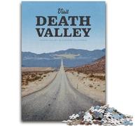 Puzzles pour Adultes 1000 pièces « Visitez la Vallée de la Mort » pour Adultes, Jeux d'activités familiales stimulants, Jouets de Bricolage pour décoration Murale de la Maison (50x75cm)