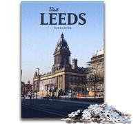 Puzzles pour Adultes 1000 pièces Visitez Leeds pour Les 14 Ans et Plus Cadeaux intéressants pour la réduction du Stress pour Les Amis et la Famille (Taille 38x52cm)
