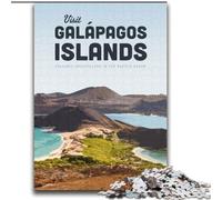 Puzzles pour Adultes 1000 pièces Visitez Les îles Galapagos, pour Les 14 Ans et Plus Décoration d'intérieur comme Cadeau pour Toute la Famille et Les Amis 75x100cm