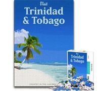 Puzzles pour Adultes 1000 pièces : Visitez Trinité-et-Tobago, stimulez Votre Cerveau, développez Votre Patience, Collection d'artistes, Beaux-Arts (75 x 50 cm)