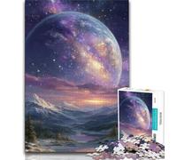 Puzzles pour Adultes 1000 pièces Voie lactée pour Adolescents, Anti-Stress, défi Difficile, décoration d'intérieur (Taille 38x26cm)