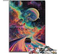 Puzzles pour Adultes, 1000 pièces, Voitures de Sport dans Les Nuages, Jeu Familial interactif, décoration d'intérieur à Faire soi-même, Casse-tête Stimulant (Taille 50x75cm)