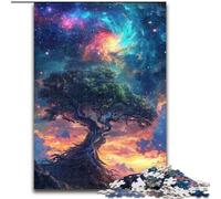 Puzzles pour Adultes 1000 pièces Voyage psychédélique vers Le Sommet Puzzle en Carton, décoration intérieure colorée et Jeu Familial interactif, 1000 pièces(26x38cm)