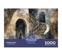 Puzzles pour Adultes 1000 Pièces Whispering Staircase A Mysterious Journey Puzzles pour Adultes Jeux Amusants Défi Difficile Activités Amusantes À La Maison, 70x50cm/1000pcs