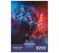 Puzzles pour Adultes 1000 Pièces Wild Tiger Fantasy Art Print Puzzles pour Adultes - Jeu De Réflexion, Analyse Et Logique - Cadeau Anti-Stress 52x38cm/1000pcs