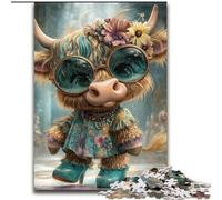 Puzzles pour Adultes 1000 pièces Yak Art, Jouets éducatifs et éducatifs, Cadeaux d'anniversaire Uniques pour Les 14 Ans et Plus (Taille 26x38cm)