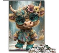 Puzzles pour Adultes 1000 pièces Yak Art, Jouets éducatifs, Jeux Anti-Stress, Superbes Cadeaux et Jouets 26x38cm