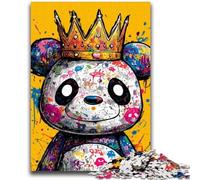 Puzzles pour Adultes 1000 pièces Yak Jeu Stimulant et Jeu Familial Décoration Murale Cadeaux d'anniversaire et de Noël Uniques 38x26cm