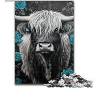 Puzzles pour Adultes 1000 pièces Yak, Jouets éducatifs, Jeux Anti-Stress, décoration d'intérieur Unique et Cadeaux (Taille 26x38cm)