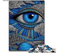 Puzzles pour Adultes 1000 pièces Yeux psychédéliques, Jouet éducatif et décompressant, Cadeau d'anniversaire, Cadeaux (Taille 50x75cm)