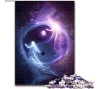 Puzzles pour Adultes 1000 pièces Yin et Yang, Jeu intellectuel éléphant, Cadeau d'anniversaire, décoration Murale pour Les 14 Ans et Plus (Taille 50x75cm)