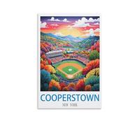 Puzzles pour Adultes 1000 Puzzles 1000 pièces à Cooperstown New York Jeu défiant pour Tout pour Femmes, Cadeaux pour Hommes 50x70cm