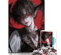 Puzzles pour Adultes 1000 Puzzles Anime Devil's Child pour Adolescents Jouets de Jeu stimulants décoration Murale Cadeaux d'anniversaire et de Noël Uniques 38x26cm