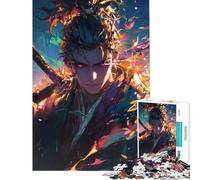 Puzzles pour Adultes 1000 Puzzles Blazing Samurai Resolve Activités Amusantes à la Maison Jeu de Puzzle éducatif Hand Speed Race pour Les 14 Ans et Plus (50x75cm)