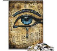 Puzzles pour Adultes 1000 Puzzles Blue Eye Jeu Stimulant et Jeu Familial Décoration Murale Cadeaux d'anniversaire et de Noël Uniques (Taille 50x75cm)