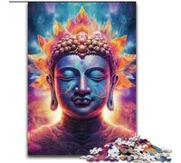 Puzzles pour Adultes 1000 Puzzles Bouddha colorés Difficiles pour Adultes Parfaits pour Les Adolescents et Les familles, Cadeau de Vacances idéal (Taille 26x38cm)