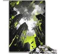 Puzzles pour Adultes 1000 Puzzles Chaos Urbain, pour 14 Ans et Plus pour s'amuser en Famille et Passer Une soirée Jeux Collection d'artistes, Beaux-Arts 75x100cm