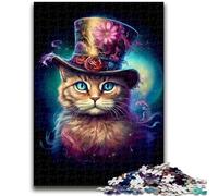 Puzzles pour Adultes 1000 Puzzles Chat Magique Aide Le Cerveau à exercer Jouets addictifs pour cultiver la Patience Décoration Parfaite 50x75cm