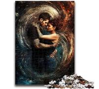 Puzzles pour Adultes 1000 Puzzles Couple Homme pour 14+ Jeu de défi Unique Jeux de Famille Cadeaux d'anniversaire de Noël 26x38cm