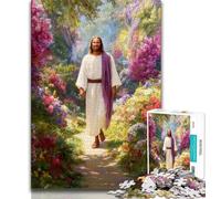 Puzzles pour Adultes 1000 Puzzles d'art de Jésus pour Adolescents, idéal comme Cadeau pour Toute la Famille à partir de 14 Ans (Taille 38x26cm)