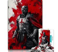 Puzzles pour Adultes 1000 Puzzles de Chevaliers fantastiques pour Adolescents Jouets de Jeu stimulants décoration Murale Cadeaux d'anniversaire et de Noël Uniques 75x50cm