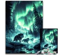 Puzzles pour Adultes 1000 Puzzles de la Fraternité des Loups pour Adultes Idéal pour Les Adolescents et Les collectionneurs Cadeau de Voyage Activité familiale 1000 pièces (75 x 50 cm)