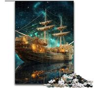 Puzzles pour Adultes 1000 Puzzles de navires fantastiques pour Adultes Taille 26x38cm Casse-tête et décoration intérieure, Cadeau de Vacances Parfait