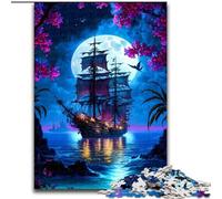 Puzzles pour Adultes 1000 Puzzles de navires océaniques pour Adultes Taille 50x75cm Casse-tête Stimulant pour Les Adolescents, soirée de Jeux en Famille Amusante