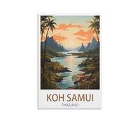 Puzzles pour Adultes 1000, Puzzles de Plage Koh Samui Thaïlande pour Adultes, Puzzles Difficiles, Jeu de Puzzle pour Tout pour Femmes, Cadeaux pour Hommes, 52x38cm