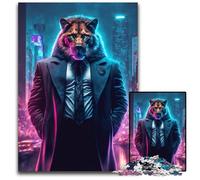 Puzzles pour Adultes 1000 Puzzles en Carton Inspecteur Léon Jeu Familial interactif, pour Les fêtes, Jeu d'activités familiales 26x38cm/10,23x14,96 Pouces