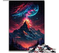 Puzzles pour Adultes 1000 Puzzles en Carton Mystical Mountain Peak pour Adultes Jeu de réflexion pour Adolescents (Taille 26x38cm)