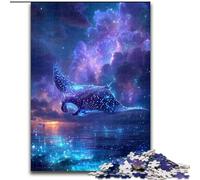 Puzzles pour Adultes 1000 Puzzles Galaxy Whale 1000 pièces pour Adultes Décoration d'intérieur DIY Jeu de réflexion pour Adolescents (Taille 26x38cm)