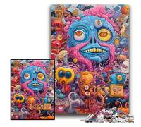 Puzzles pour Adultes 1000 Puzzles Groupe de Monstres 26x38cm Parfait pour Les Cadeaux d'anniversaire, de Noël et d'halloween