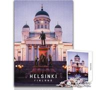 Puzzles pour Adultes - 1000 Puzzles Helsinki - Jeux éducatifs - Idée Cadeau pour se divertir Pendant Les Vacances - Format 50x75cm