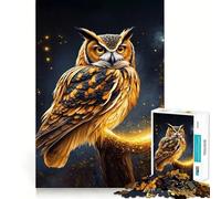 Puzzles pour adultes, 1000 puzzles, motif oiseaux et chouettes, coupe précise, jouet créatif, temps de jeu relaxant, motif de Noël (50 x 75 cm)