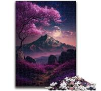Puzzles pour Adultes 1000 Puzzles Paysage Japonais Néon pour 14 Ans et Plus Jeux éducatifs pour Adultes et Adolescents Illustration Cadeau 38x26cm