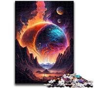 Puzzles pour Adultes 1000 Puzzles Planète Géante Gazeuse pour 14 Ans et Plus Jeux éducatifs pour Adultes et Adolescents Illustration Cadeau 38x26cm