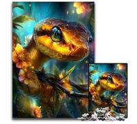 Puzzles pour Adultes 1000 Puzzles Puzzle Serpent Fantastique Soulagement du Stress Staycation Kill Time, Une œuvre d'art pour et 14 Ans 26X38CM