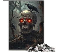 Puzzles pour Adultes 1000 Puzzles squelettes d'halloween pour Adultes 26x38cm Casse-tête et décoration intérieure, Cadeau de Vacances idéal