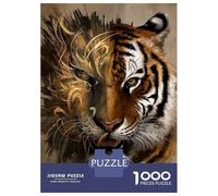 Puzzles pour Adultes 1000 Puzzles Tiger Puzzles pour Adolescents Jeux Amusants Course De Vitesse Manuelle Offrez-Leur des Cadeaux pour Toute La Famille 38x26cm/1000pcs