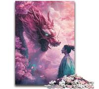 Puzzles pour Adultes 1000 Puzzles Univers Dragon Chinois Jeux éducatifs Décoration de la Maison pour Est idéal comme Cadeau pour Toute la Famille 26x38cm