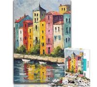 Puzzles pour Adultes 1000 Puzzles Venise, Italie, Staycation Kill Time, pour est idéal comme Cadeau pour Toute la Famille pour et 14 Ans 38x26cm