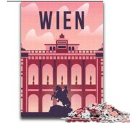 Puzzles pour Adultes 1000 Puzzles Vienne, pour 14 Ans et Plus pour s'amuser en Famille et Passer Une soirée Jeux Collection d'artistes, Beaux-Arts 75x100cm